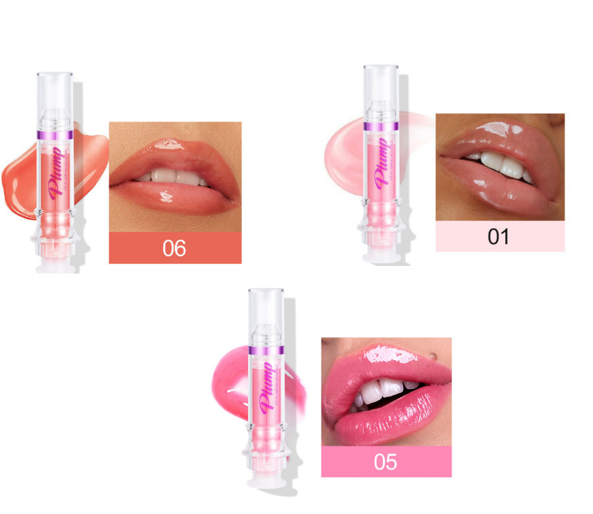 New Tube Lip Rich Lip Color Slightly Spicy Lip Honey Lip Glass Mirror Face Lip Mirror Liquid Lipstick